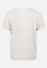 Casual-Shirt mit Ringel / Rückseite