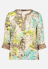 Schlupfbluse mit Blumenprint / Vorderseite