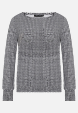 Casual-Shirt mit Gummizug / Vorderseite