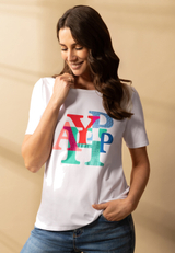 Basic Shirt mit Aufdruck / Imagebild