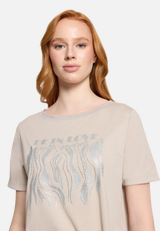 Casual-Shirt mit Schleifenknoten / Detailbild
