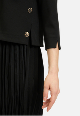 Jerseykleid mit Plissee / Detailbild