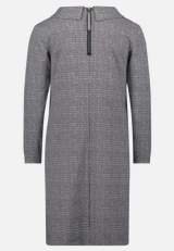 Sweatkleid mit Kragen / Rückseite