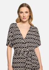 Eleganter Jumpsuit  mit grafischem Muster / Detailbild