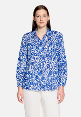 Longbluse langarm / Modellfoto Vorderseite