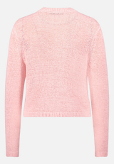 Strick-Cardigan mit aufgesetzten Taschen / Rückseite
