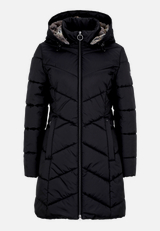 Outdoorjacke mit abnehmbarer Kapuze / Vorderseite
