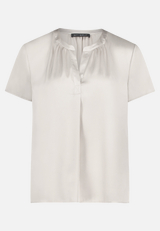 Satin-Bluse kurzarm / Vorderseite