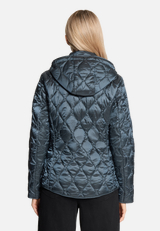 Outdoorjacke mit abnehmbarer Kapuze / Modellfoto Rückseite