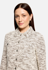 Bouclé-Jacke  mit Knöpfen / Detailbild