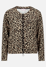 Shirtjacke mit Rippenstruktur / Vorderseite