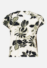 Printshirt mit Gummizug / Rückseite