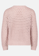 Strickpullover mit Effektgarn / Rückseite