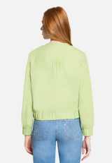 Blazer-Jacke langarm / Modellfoto Rückseite