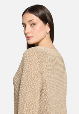 Strickpullover mit Struktur / Detailbild