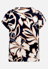 Print-T-Shirt mit Glitzer / Rückseite