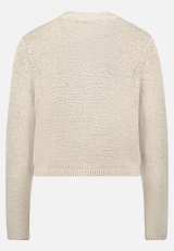 Strick-Cardigan mit aufgesetzten Taschen / Rückseite