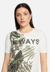 Basic Shirt mit Aufdruck / Detailbild