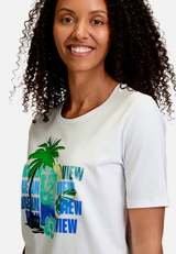 Basic Shirt mit Aufdruck / Detailbild