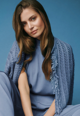 Strickjacke mit Fransen / Imagebild