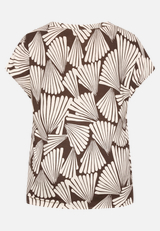 Basic Shirt mit V-Ausschnitt / Rückseite