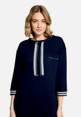 Jerseykleid mit 3/4 Arm / Detailbild