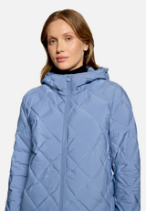 Leichte Steppjacke  mit Kapuze  / Detailbild