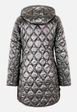 Outdoorjacke mit abnehmbarer Kapuze / Rückseite
