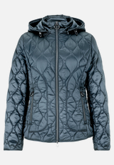 Outdoorjacke mit abnehmbarer Kapuze / Vorderseite