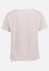 T-Shirt  strukturiert mit Bindedetail  / Rückseite