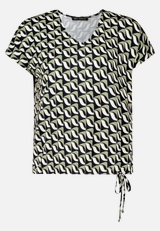 Printshirt mit V-Ausschnitt / Vorderseite