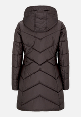 Outdoorjacke mit abnehmbarer Kapuze / Rückseite