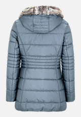 Outdoorjacke mit abnehmbarer Kapuze / Rückseite