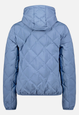 Leichte Steppjacke  mit Kapuze  / Rückseite