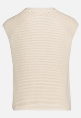 Grobstrickjacke ohne Arm / Rückseite