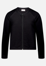 Casual-Jacke mit Rippenstruktur / Vorderseite