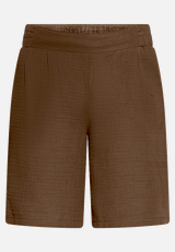 Musselin-Shorts mit elastischem Bund  / Vorderseite