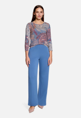 Shirt mit Paisley-Muster / Modellfoto Vorderseite (Outfit)