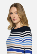 Basic Shirt mit U-Boot-Ausschnitt / Detailbild