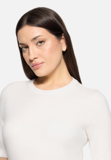 Basic-Pullover kurzarm / Detailbild