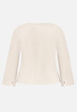 Blazer-Jacke mit Reißverschluss / Rückseite