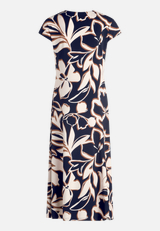 Midikleid mit Raffung / Rückseite