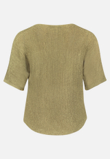 Strickpullover kurzarm / Rückseite