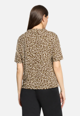 Sweatshirt mit Rippenstruktur / Modellfoto Rückseite