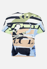 Oversize-Shirt mit Aufdruck / Rückseite
