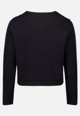 Shirtjacke mit Rundhalsausschnitt / Rückseite