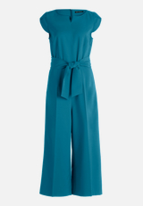 Eleganter Jumpsuit mit Bindegürtel / Vorderseite