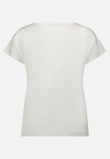 Basic Shirt mit U-Boot-Ausschnitt / Rückseite