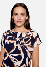 Print-T-Shirt mit Rundhalsausschnitt  / Detailbild