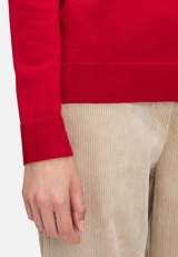 Basic-Strickpullover mit Stehkragen / Detailbild
